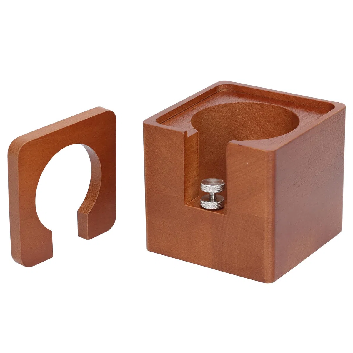 Portafiltro de café de madera, soporte para portafiltro de café, soporte para 51 mm, 54 mm, 58 mm