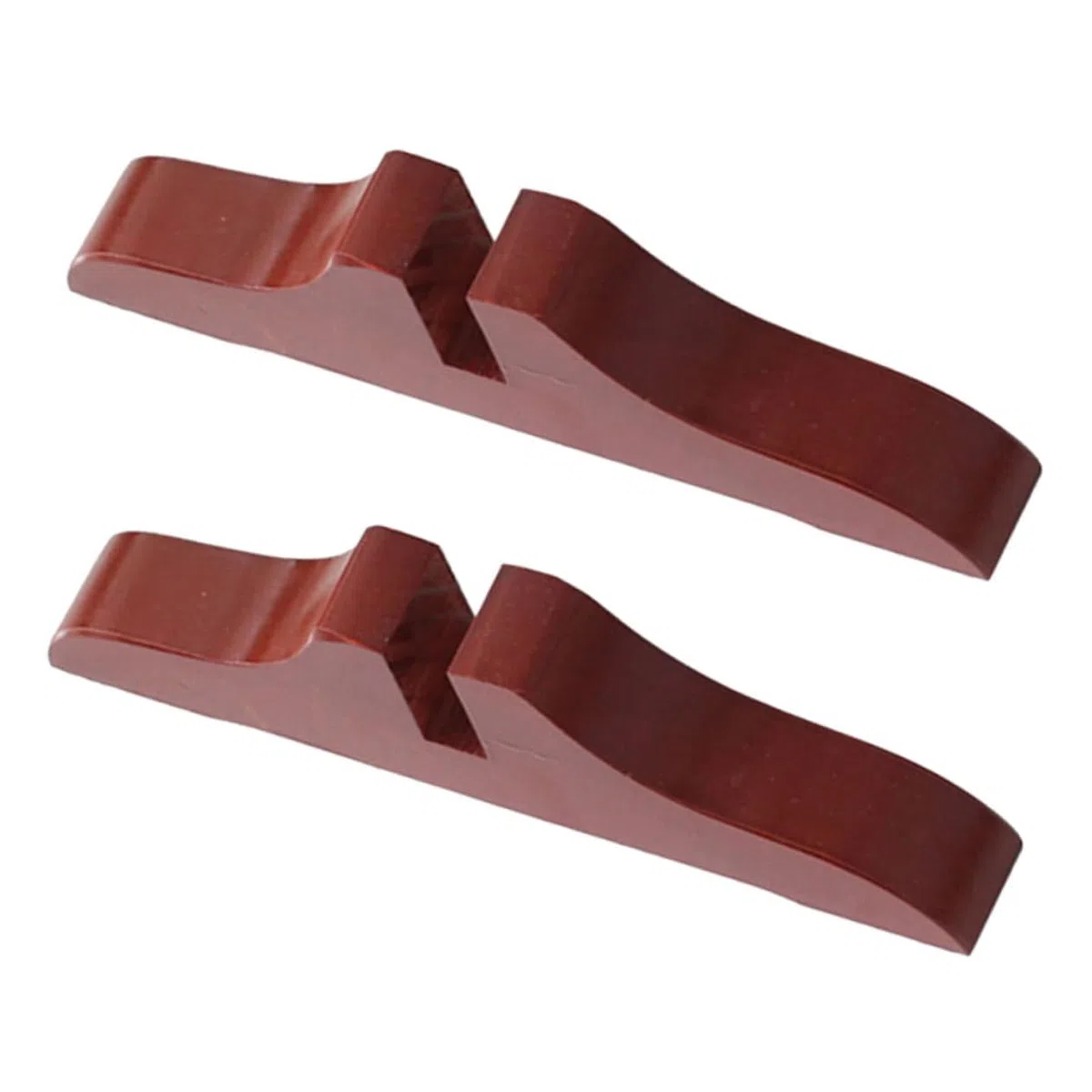 CHILDWEET Soporte Divisor De Móvil 2 Piezas Base Divisoria De De Madera 11.41X3.14X1.57In Pies De Pantalla Resistentes Al Desgaste para Hogar Oficina Vestidor