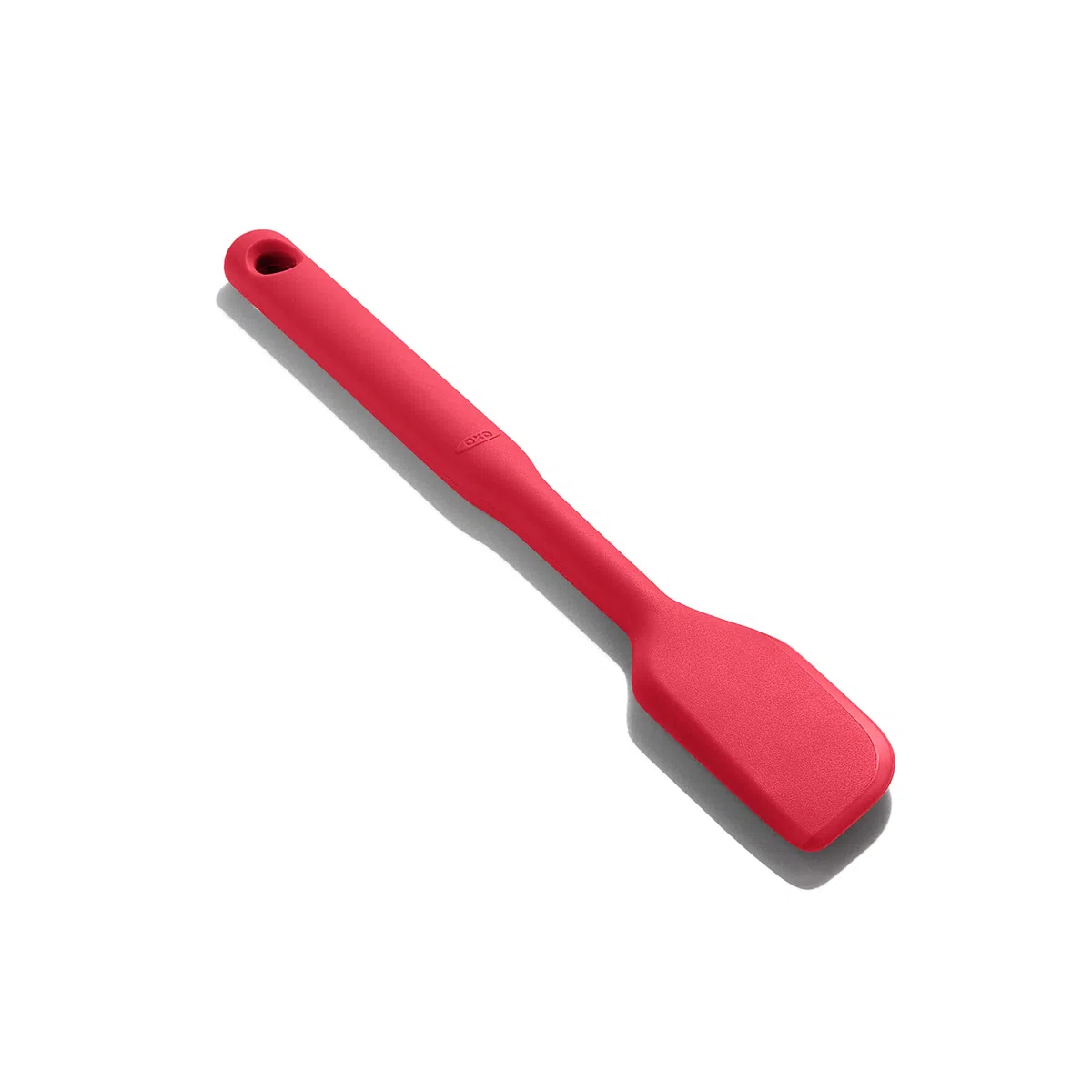 OXO Good Grips – Espátula de silicona de tamaño pequeño resistente al calor, color rojo, utensilio de cocina