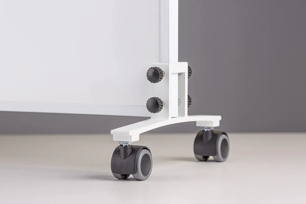 Könighaus radiador eléctrico de infrarrojos - 600 vatios - Bajo consumo = se calienta en 2 minutos - Con patas y termostato - Calefactor móvil - atractivo con diseño: Blanco