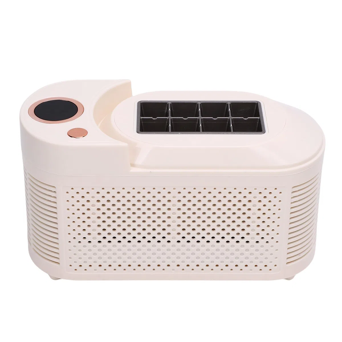 Fabricante de Hielo de Encimera, 120W 8 Cubos en 10-15 Minutos Compacta Fabricante de Cubos de Hielo Maker de Hielo para Acampar, Viajar y Actividades Al Aire Libre (Enchufe de