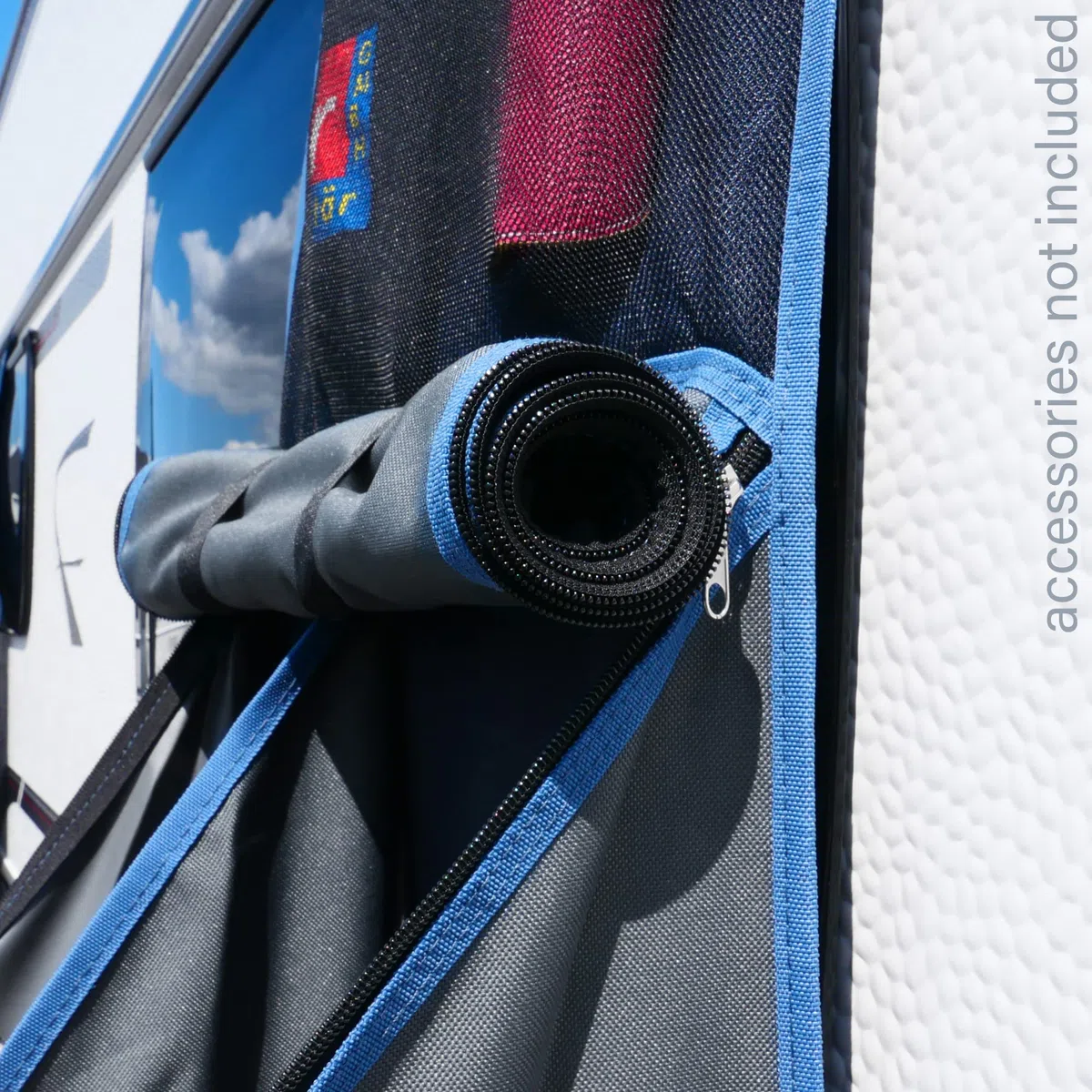 your GEAR Caravan Organizer Shoe - Estantería colgante para tienda de campaña, toldo, caravana, 140 x 45 cm, 10 compartimentos