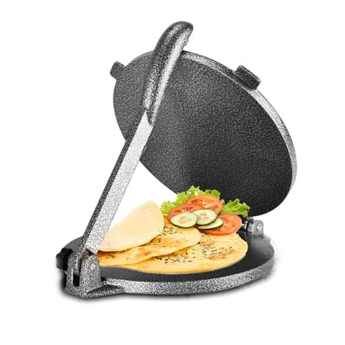 Prensa para Tortillas Manual de Aluminio, Herramienta de Cocina, para Masa de Maíz, Fácil Prensado y Desmoldado