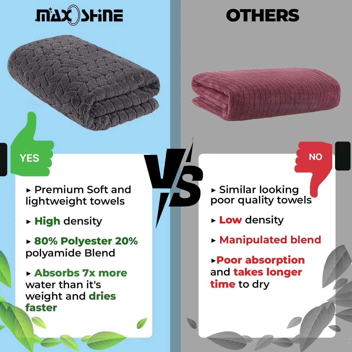 MAXOSHINE Toallas de microfibra para baño de gran tamaño, toalla de baño de vellón coral súper suave, con gancho, de secado rápido, súper absorbente, texturizada, para hombres y mujeres, 70 x 140 cm
