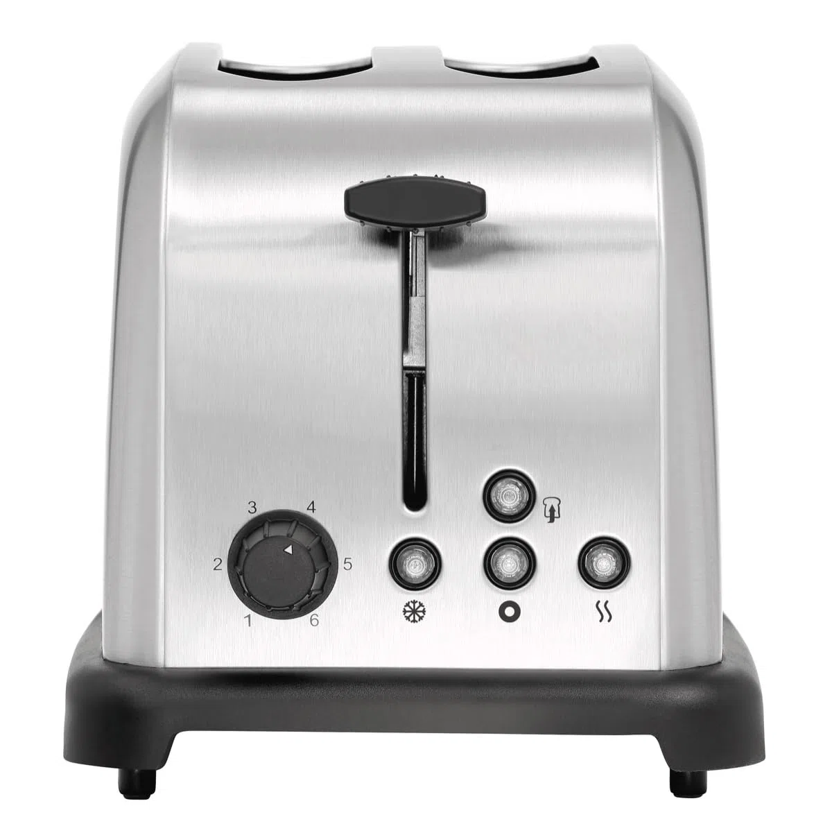 MBH - Tostadora de pan profesional de 2 rebanadas. Tostadora eléctrica industrial para bagels, panecillos y pan tostado.