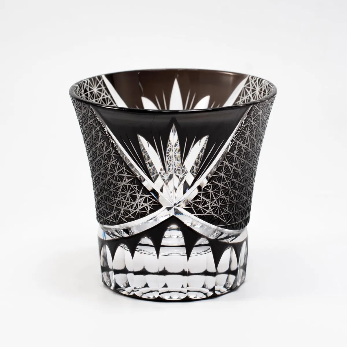 Edo Kiriko - Vaso de whisky de cristal cortado a mano sin plomo con caja de regalo, elegante vaso antiguo de 260 ml para whisky, cócteles, regalo para hombres, mujeres y papá