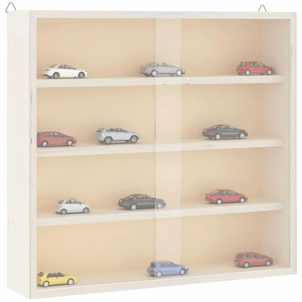Estante de pared de madera, 40 x 8,5 x 37 cm, con puertas correderas de PET, ahorro de espacio, 4 compartimentos, carga máxima 20 kg, diseño moderno, para salón, dormitorio, pasillo, cocina
