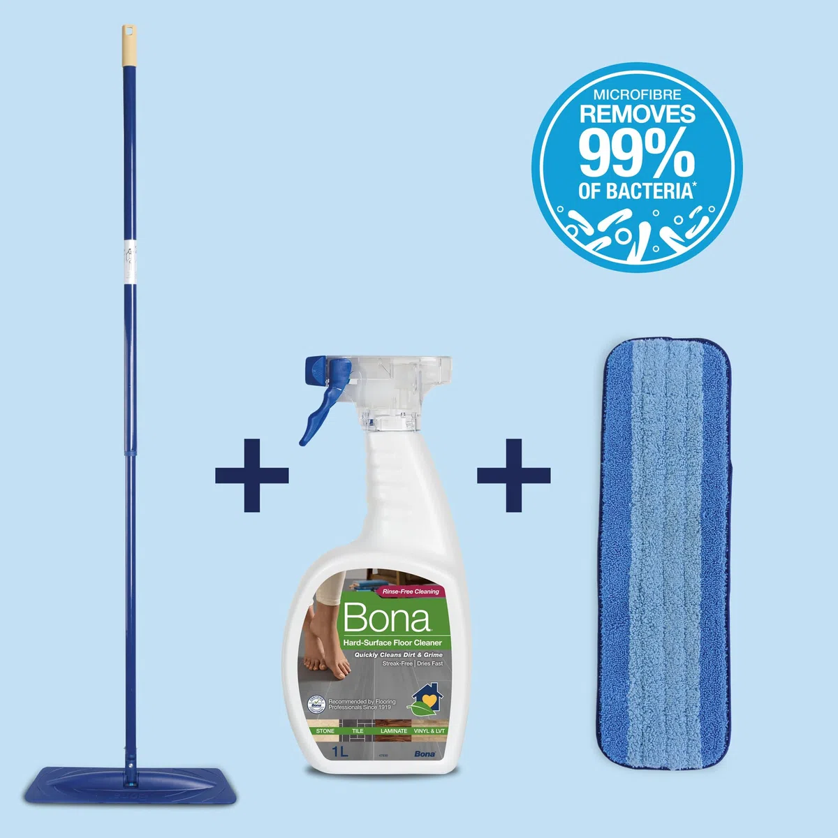 Bona Kit de Limpieza para suelos laminados y superficies duras