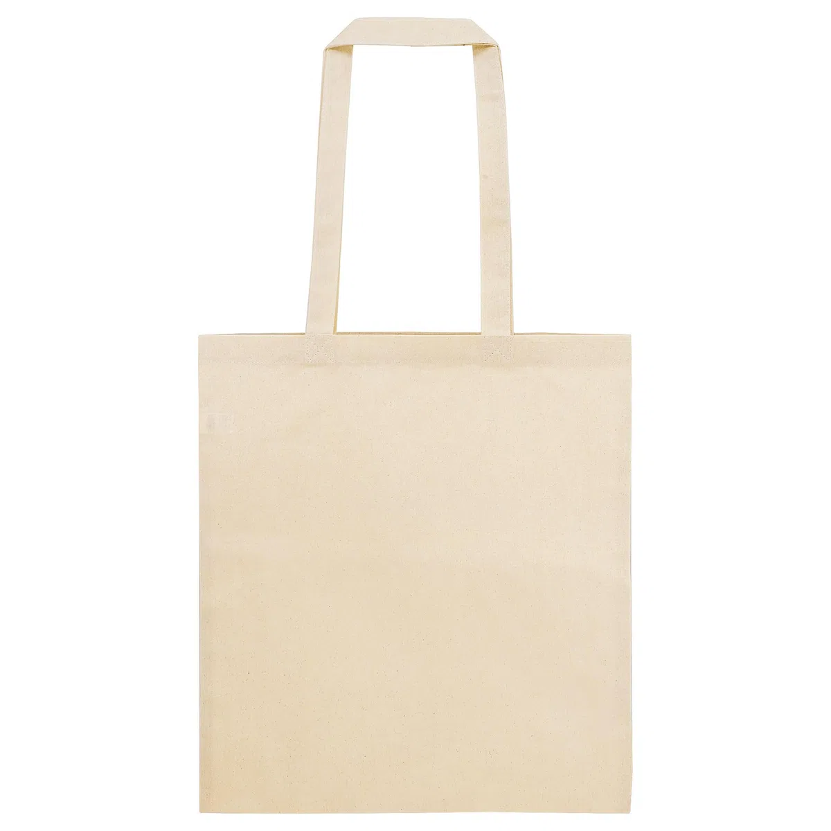 Adri Bolsa de Tela para Pintar - Algodón Con Asas Largas - 38x42cm 144g/m2 - Tote Bag Grande Reutilizable para la Compra