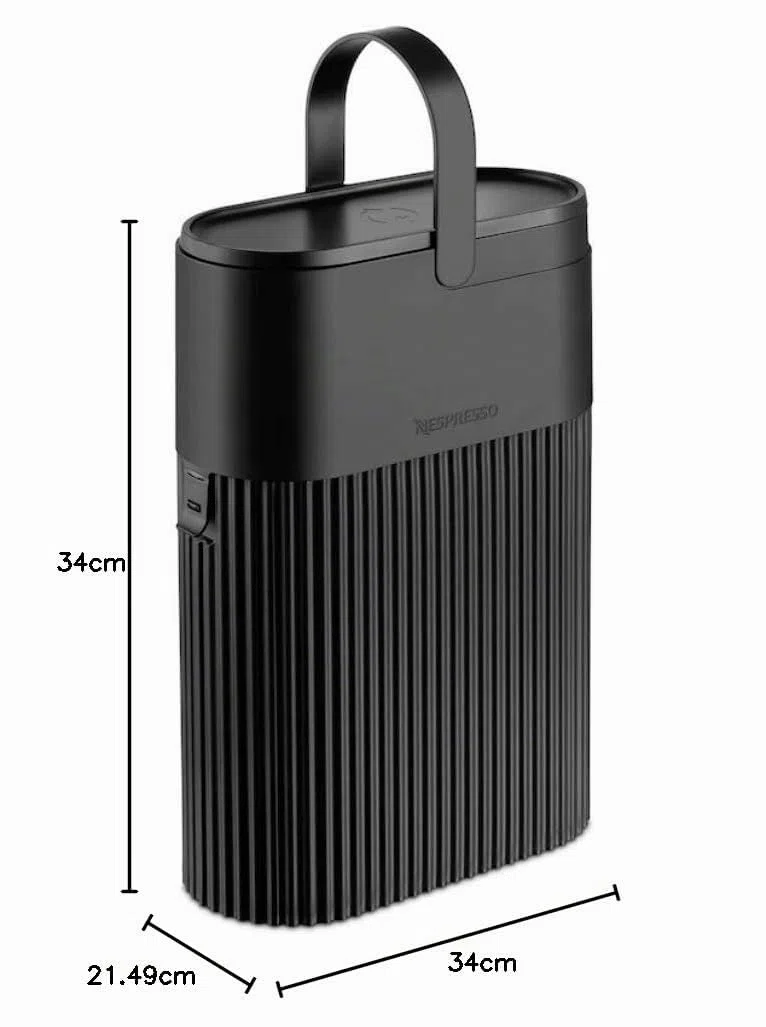 Nespresso Cápsula Contenedor de reciclaje negro - Contenedores para cápsulas usadas