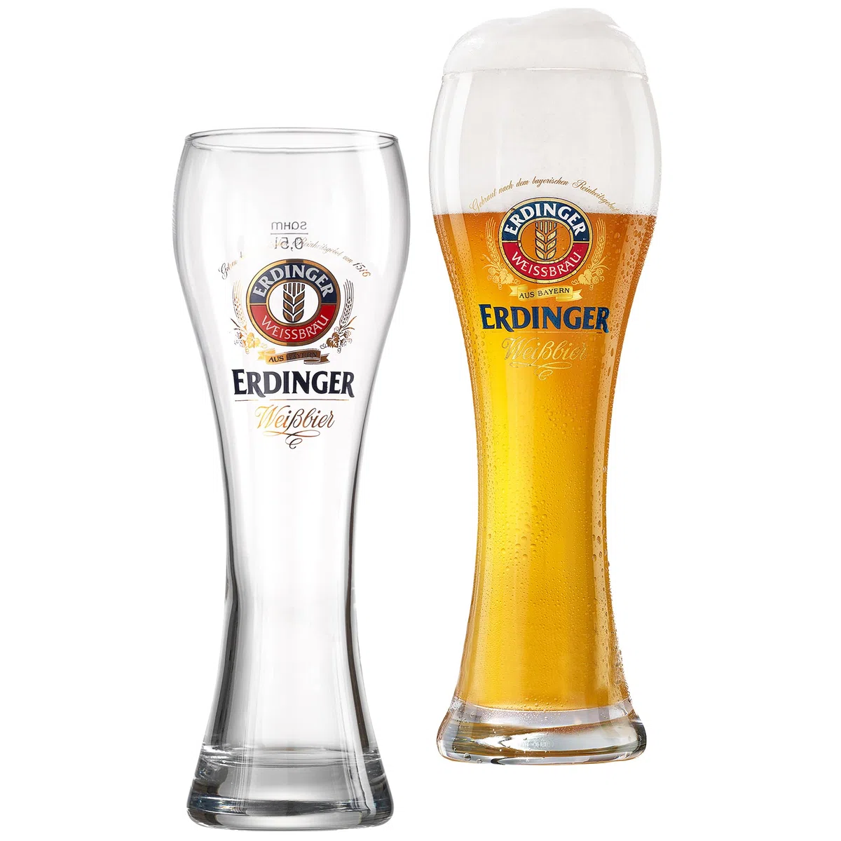 Juego de Vasos para Cerveza de Trigo (0,5 L, 2 Unidades)