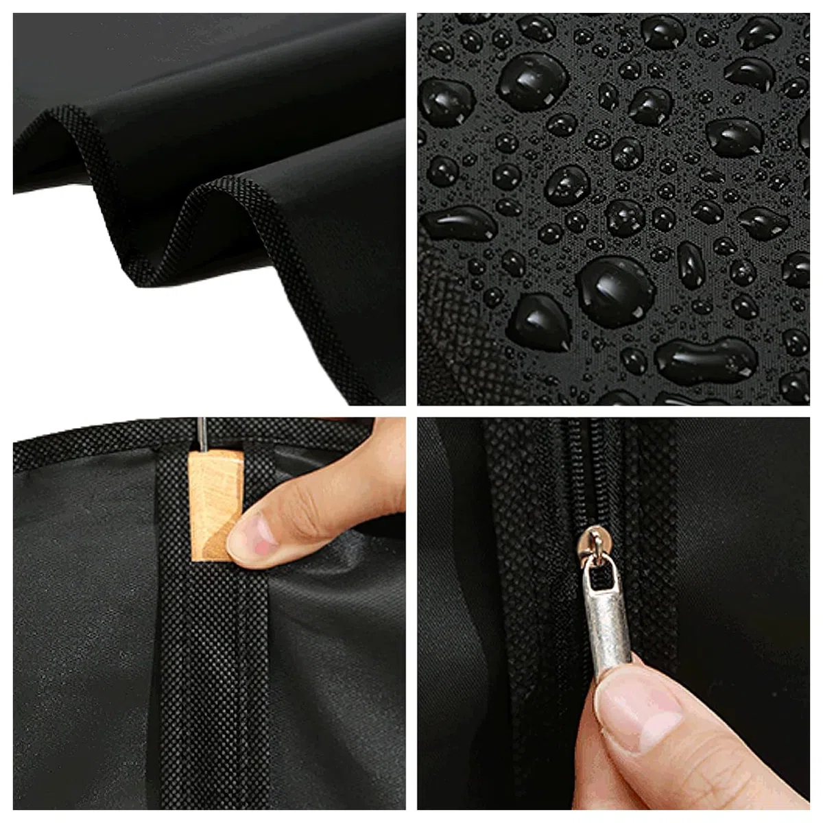 5 Piezas Fundas de Ropa 60 x 120 cm Protector de Ropa Transpirable Colgante Funda Antipolvo Plegable con Cremallera Bolsa Guardar Ropa Antipolvo Impermeable con Humedad, para Trajes,Vestidos,Camisas