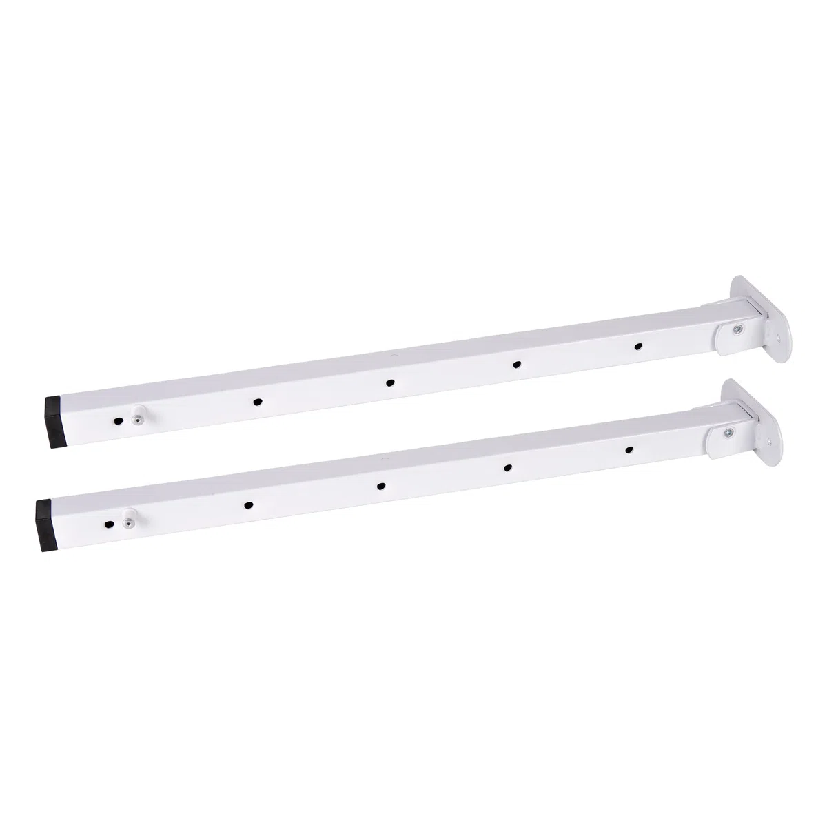 Cofan Tendedero de Pared abatible | Juego de 2 Soportes | Aplicación hasta 150 cm | Incluye Tornillos y Tacos | Longitud: 50,5 cm