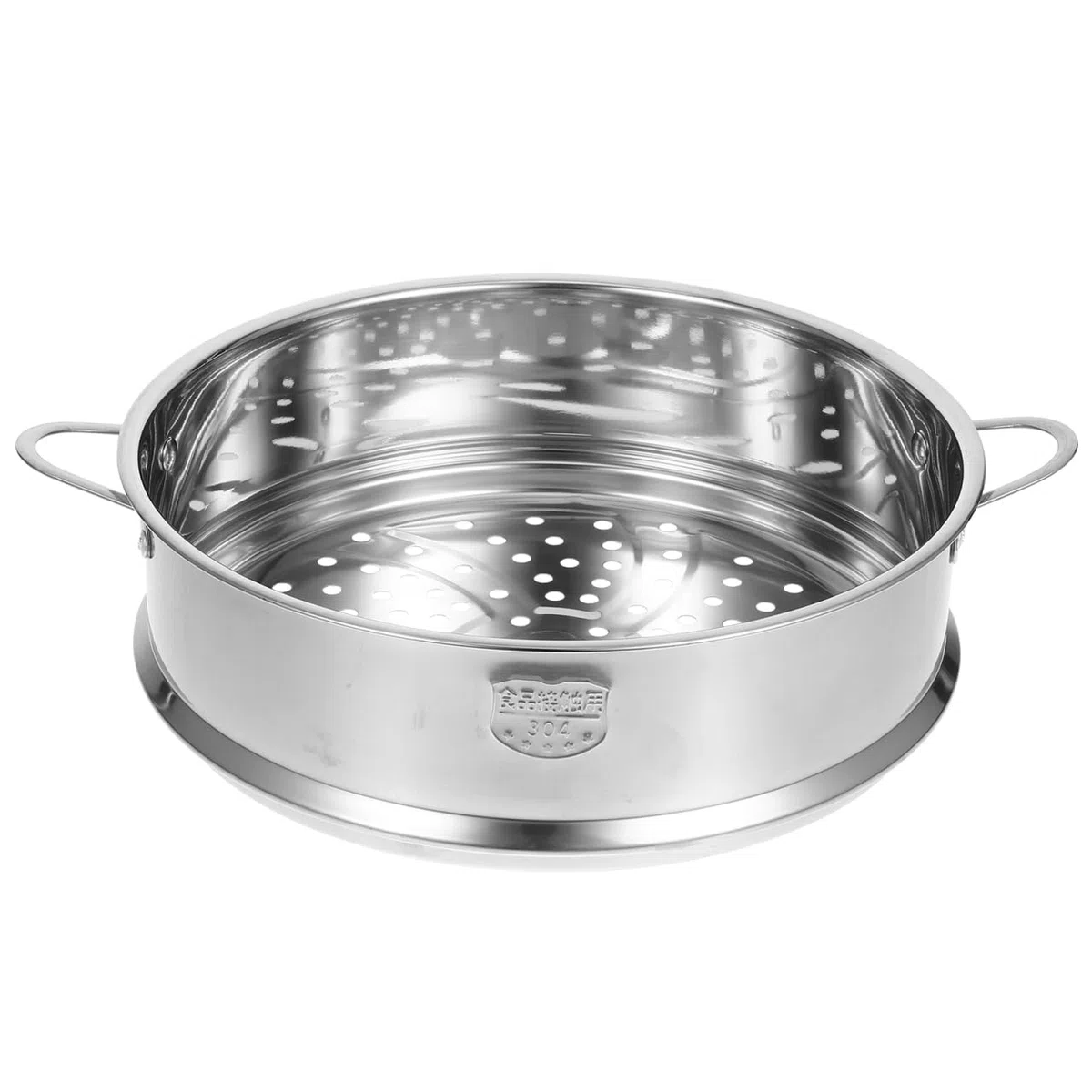 ULTECHNOVO Cesta de vapor de acero inoxidable 304, 24 cm, con asa, accesorios de cocina para familia y gastronomía