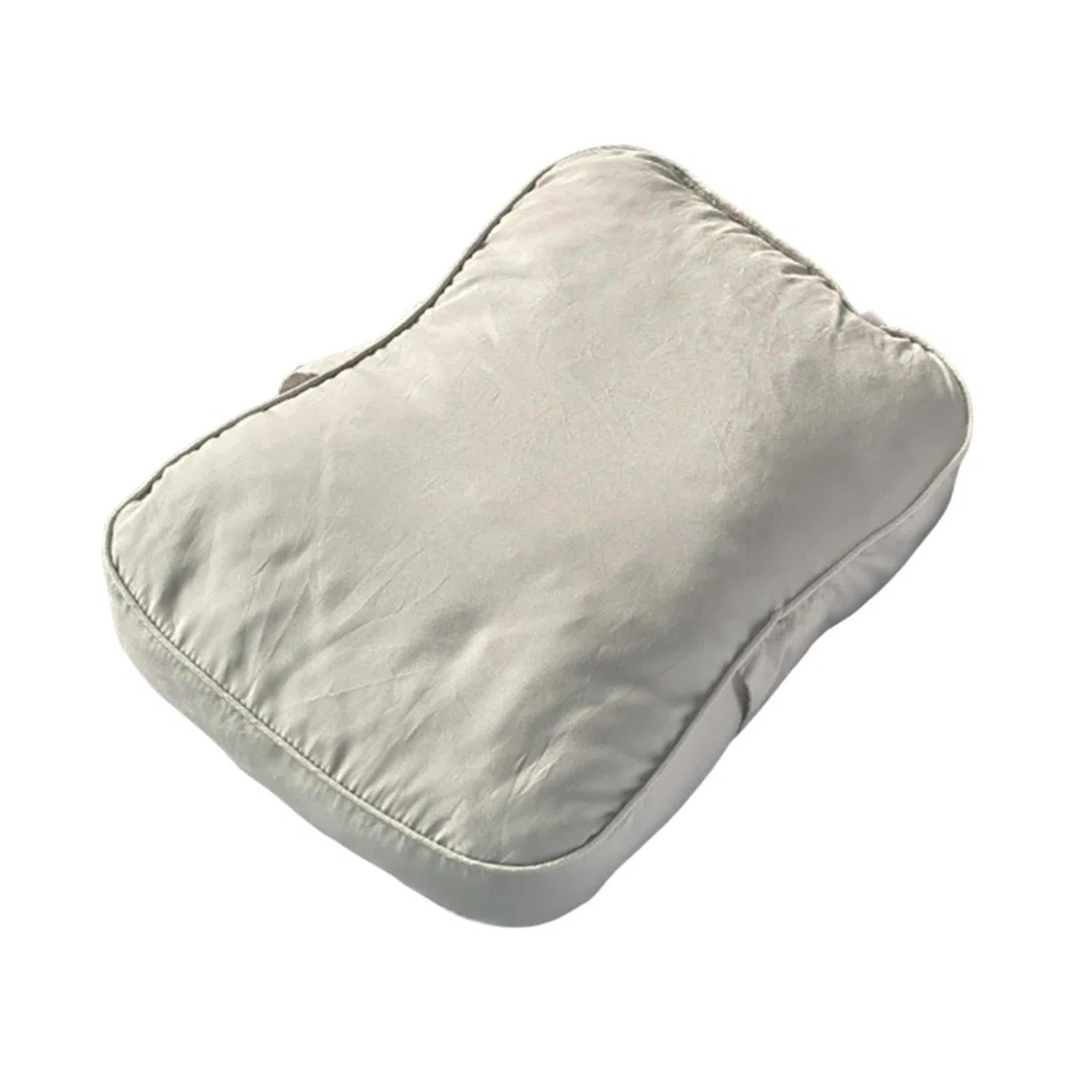 Milageto Almohada para debajo de las rodillas, cojín de apoyo para las piernas, almohadilla versátil para dormir, cojín para las rodillas para, Gris