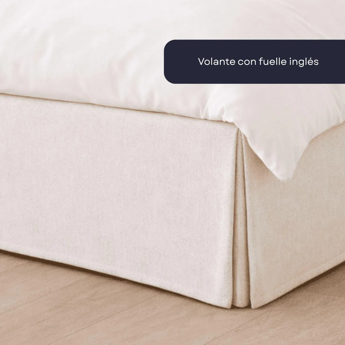 Donegal Collections Cubre Canapé Cama 150x190/200 cm Piedra Late - Funda Somier Cubre Canapé Ajustable - Faldon Cama Transpirable y Antideslizante 50% Algodón 100% Fabricado en España