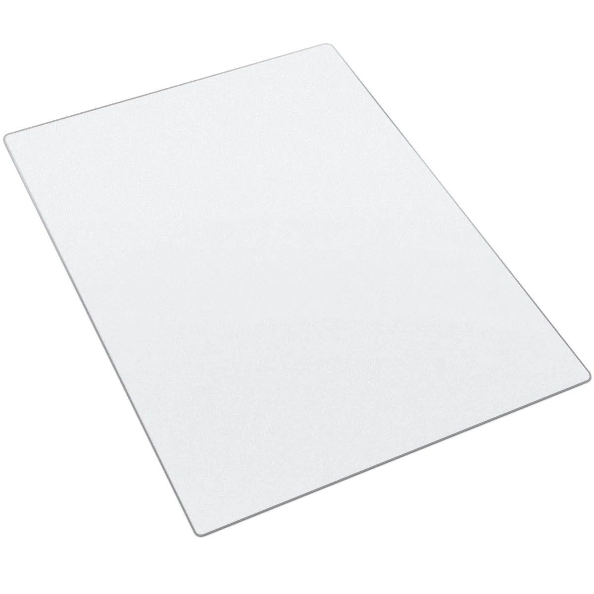 VEVOR Alfombra Protectora para Suelos Duros 1219,2 x 762 mm Rectangular Alfombrillas de PVC para Silla de Oficina Antideslizante Fácil de Limpiar Deslizamiento Suave para Hogar, Oficina, Transparente