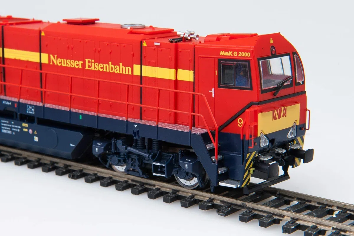 MEHANO 8812 T 277 VOSSLOH G2000 NEUSSER Locomotora, Rojo