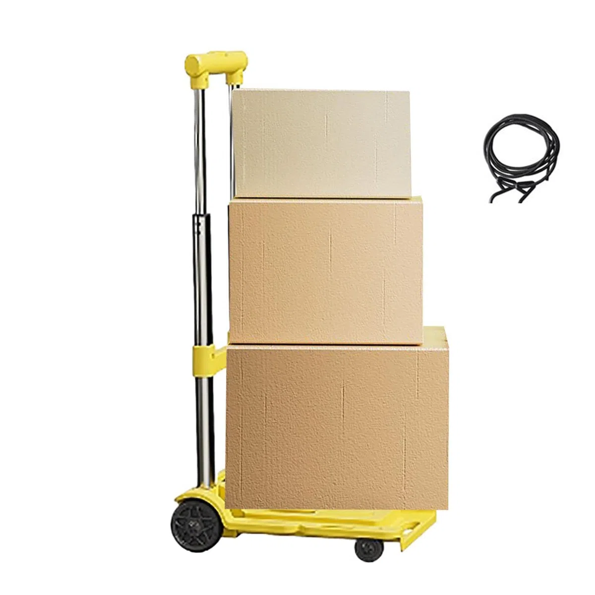 de equipaje plegable – de viaje de 31 pulgadas | Carrito de viaje portátil de aleación de polipropileno de 100 kg con correa para transporte pesado en aeropuerto o garaje