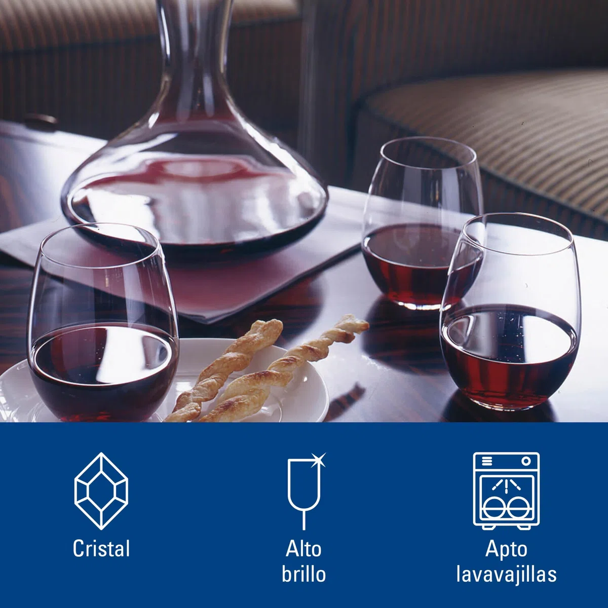 Villeroy & Boch - Entrée Vaso Set 4 Piezas Claro, Apto para Lavavajillas, Vasos de Água, Vasos Cristal, Copas de Vidrio, Vidrio de Cristal