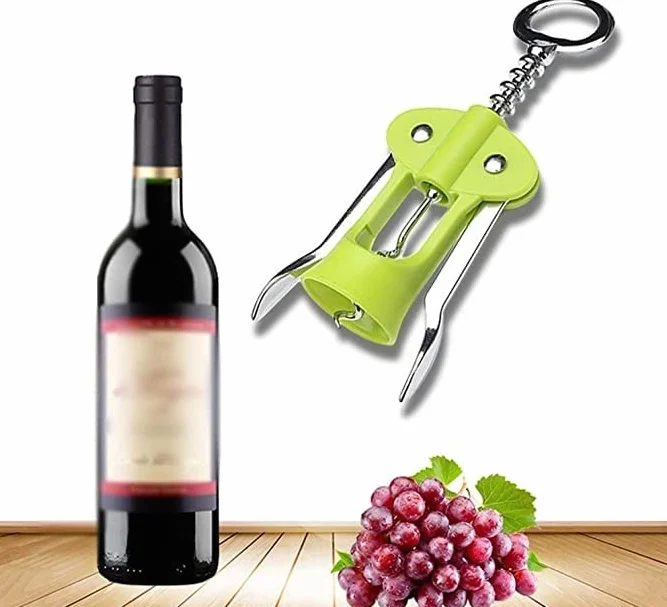 abridor de vino eléctrico， Abridor de botellas verde, aleación de Zinc, encantador camarero, Metal, cerveza, vino, sacacorchos, mango de botella, abridor, sacacorchos, herramienta de cocina