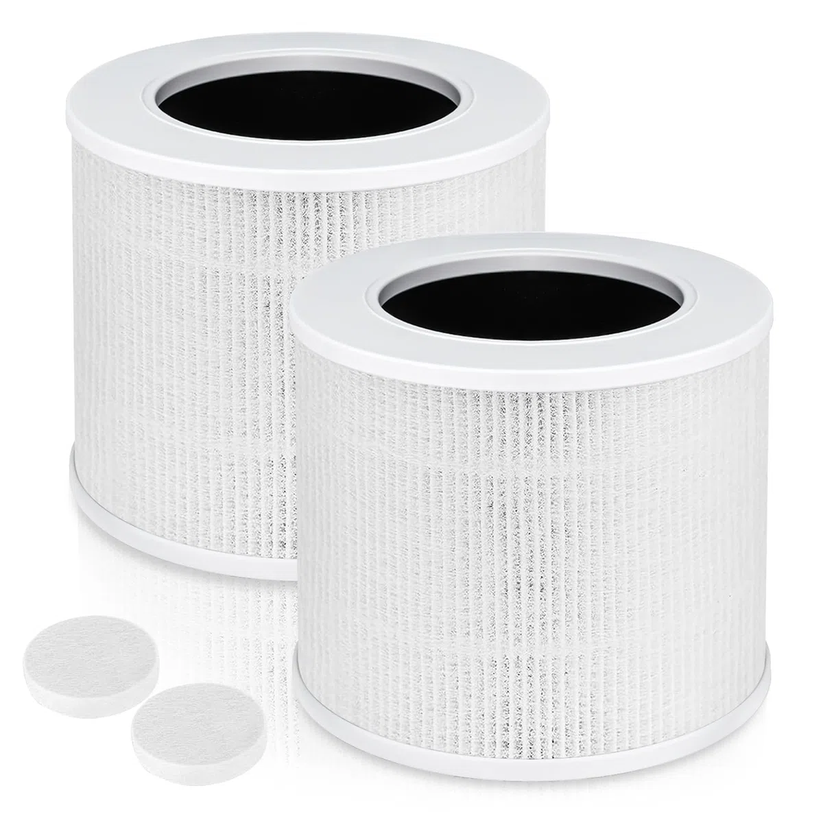 Core Mini Filtro de Repuesto Compatible con Purificadores de aire Levoit Core Mini-Rf, 3 En 1 H13 HEPA, CarbóN Activado, Paquete de 2