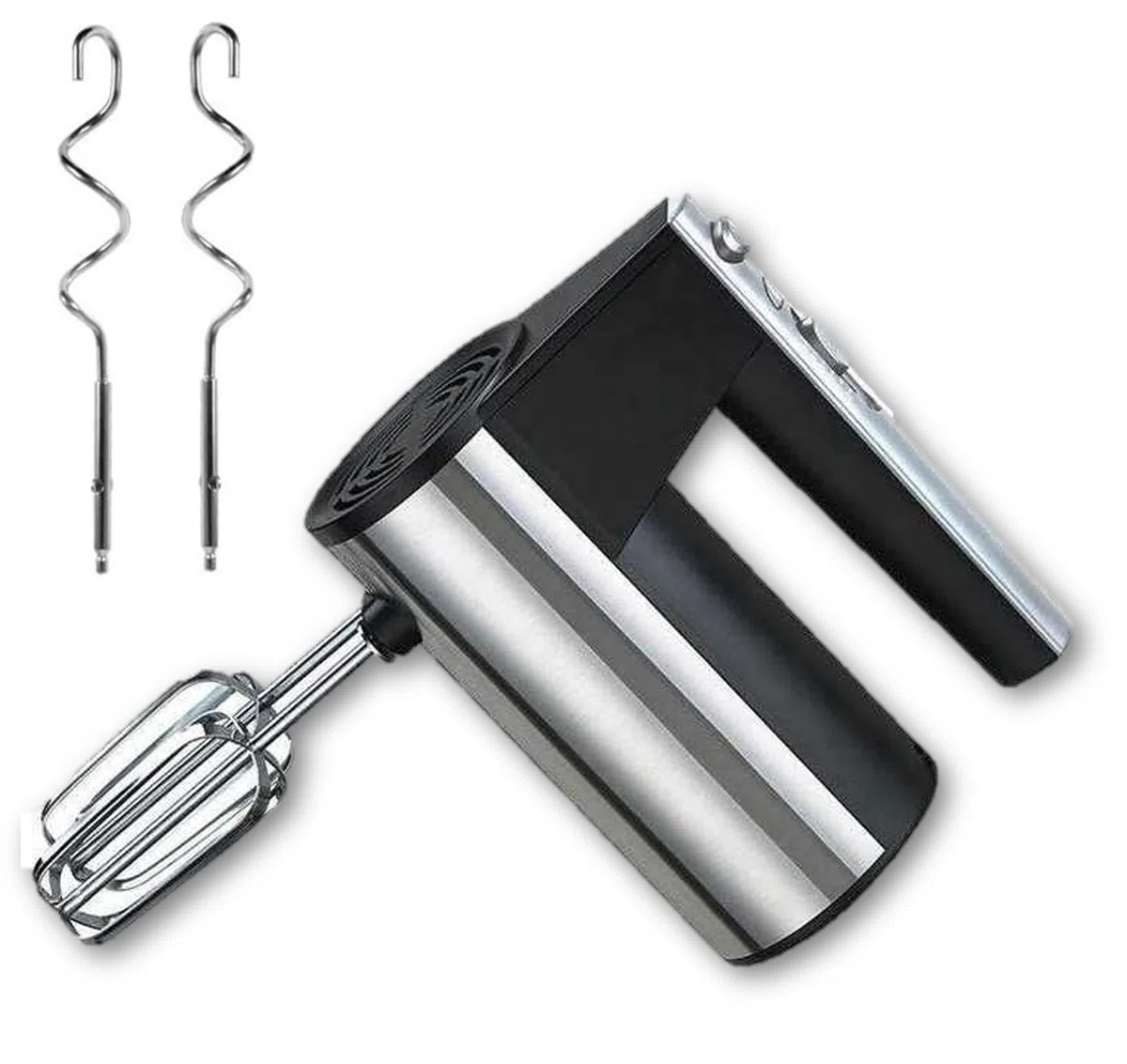 LoLek Batidora de Varillas 750W, 5 Velocidades + Turbo, Amasadora con Ganchos y Varillas. Potente, ergonómica y fácil de limpiar. Ideal para repostería, bollería y cocina casera.