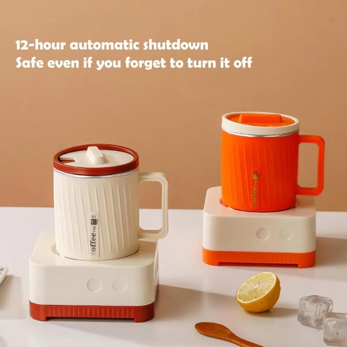 Enfriador Eléctrico de Bebidas, Vaso Eléctrico Refrigerante de 500 ml con Doble Función de Frío y Calor, Empaque en Caja de Regalo, Cuerpo de Aluminio, Inicio con un Solo Toque, Mini Enfriador D