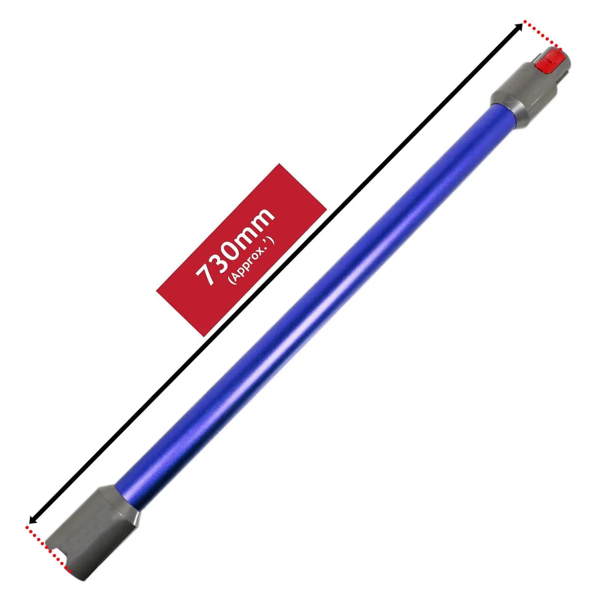 SPARES2GO Varilla de Extensión Tubo Recambios Repuesto Compatible Aspiradora Dyson V11 SV14 (azul)