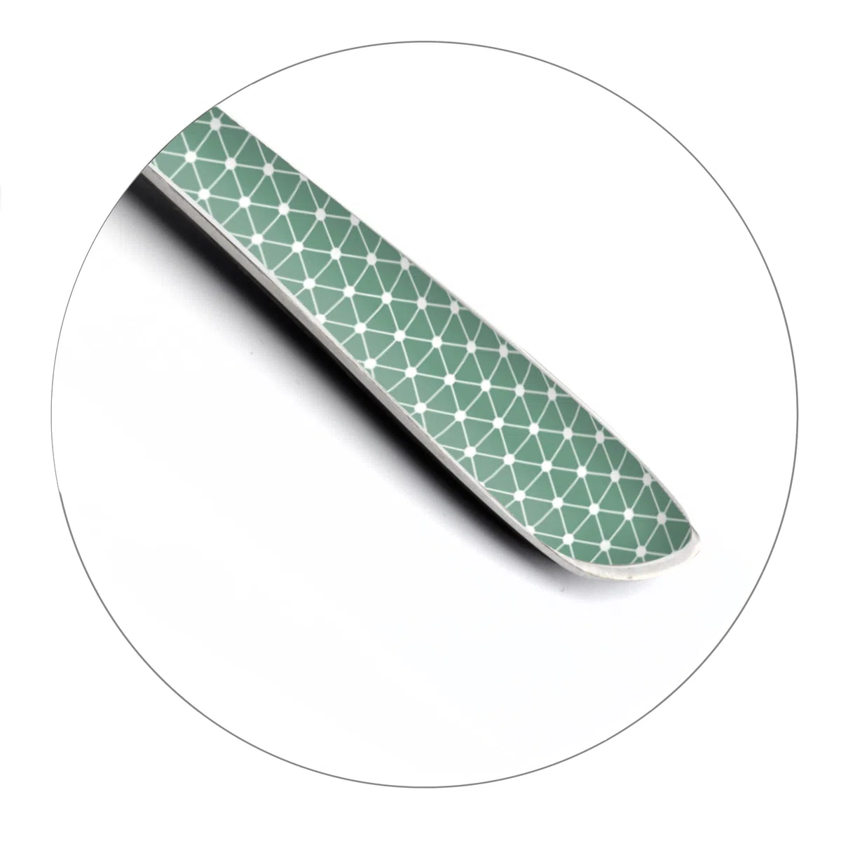 Amefa ECLAT Cubertería de 24 Piezas para 6 Personas, Acero Inoxidable, Vert & Blanc