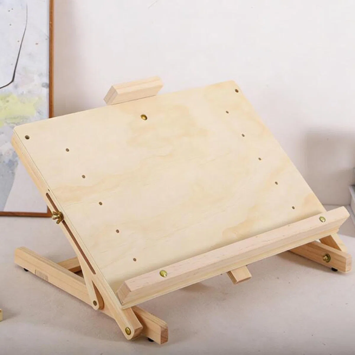 Caballete de Pintura de Mesa, Mesa de Dibujo Plegable, Soporte de Dibujo Portátil, Tablero de Dibujo para Pintores Y Adultos