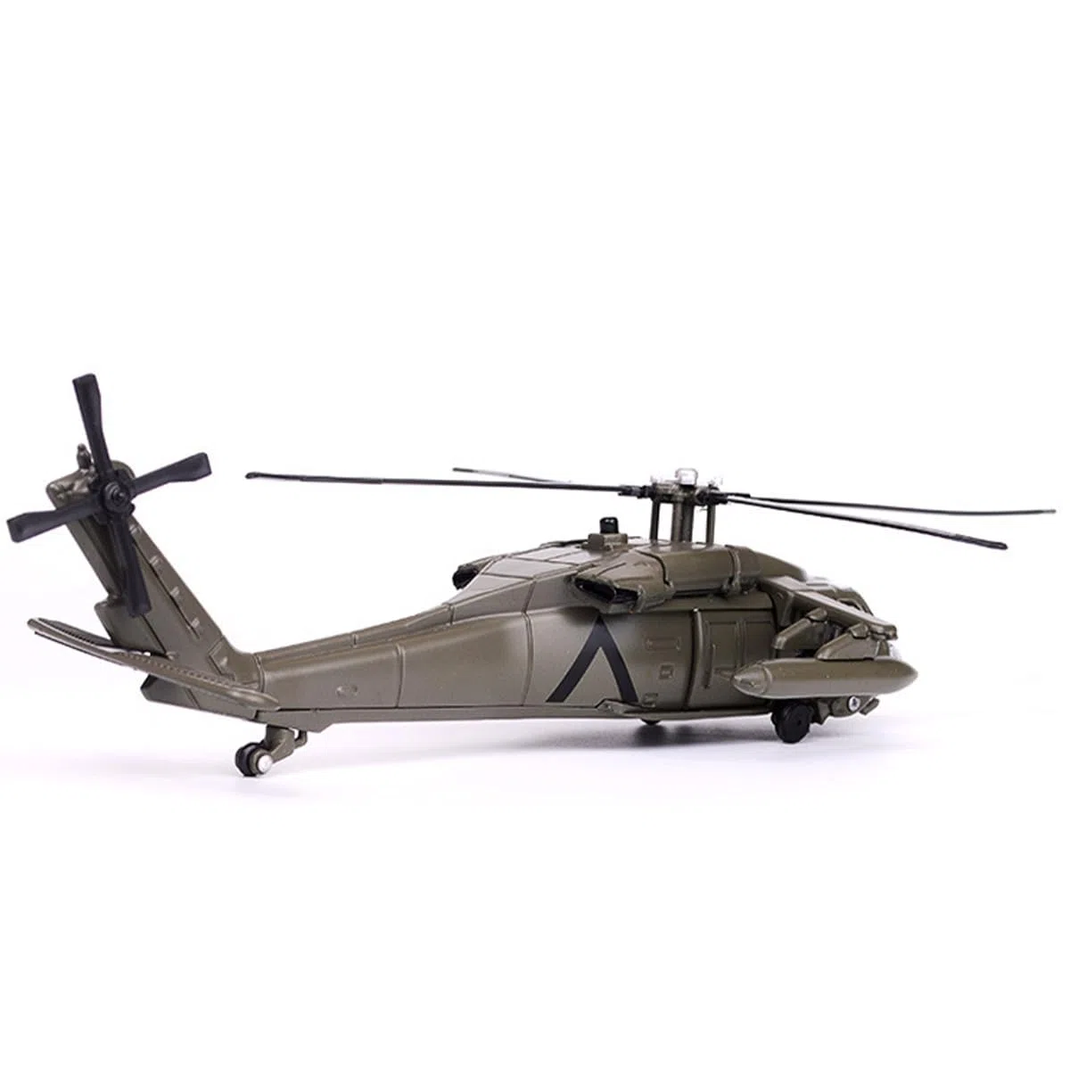 1/64 escala Black Hawk Helicopter Modelo Airplane, Diecast Military Helicopter, adecuado para los amantes militares para coleccionar y regalar