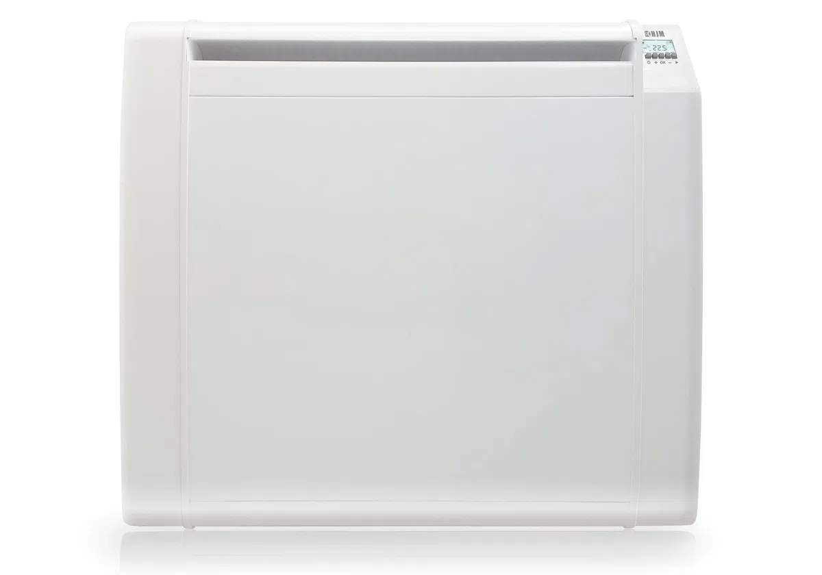 HJM AMC1500 Emisor térmico cerámico Bajo Consumo | Programable | Pantalla LCD | 1500 W | Blanco, 230 V