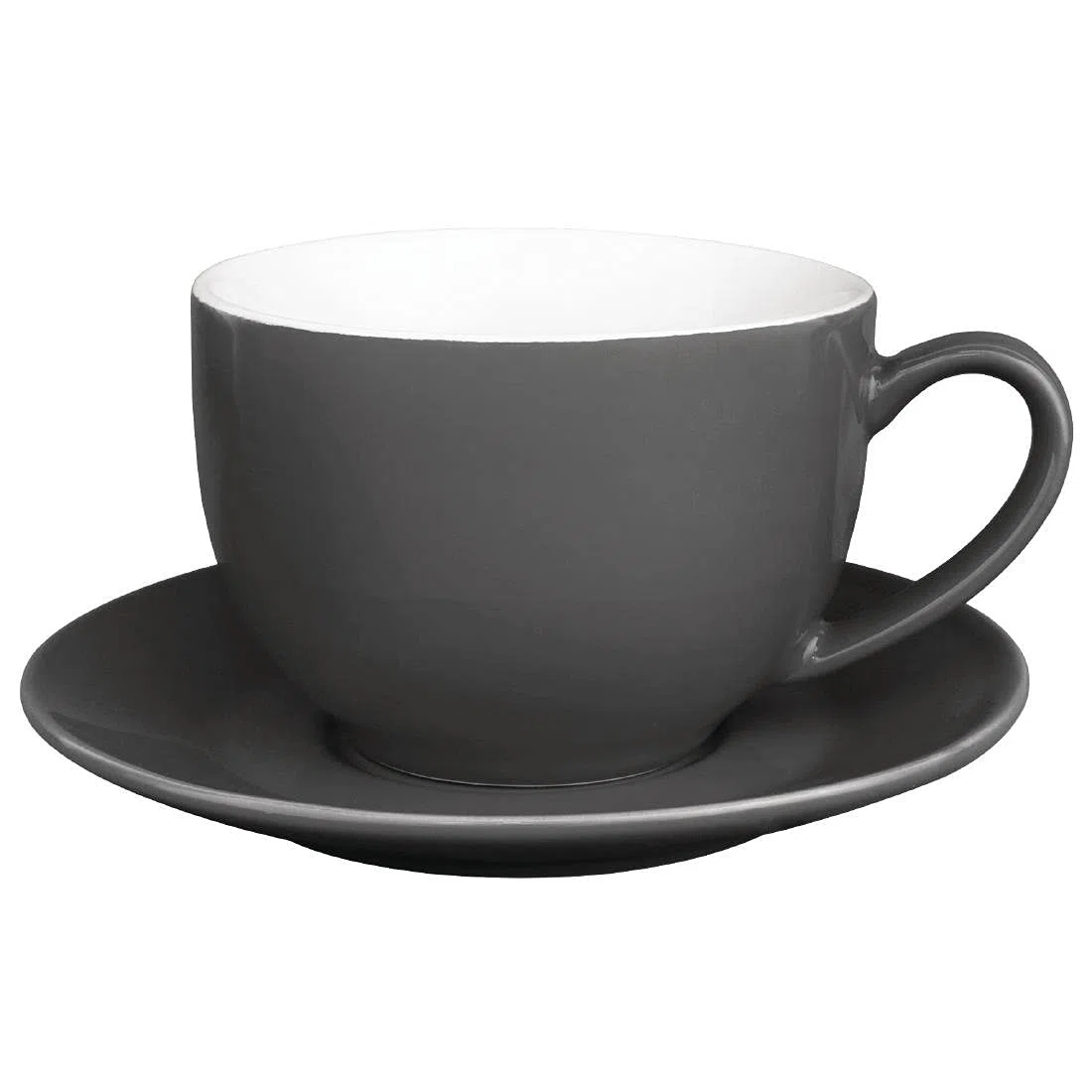Olympia gk078 café taza de café, 340 ml, 12 oz, carbón (Pack de 12)