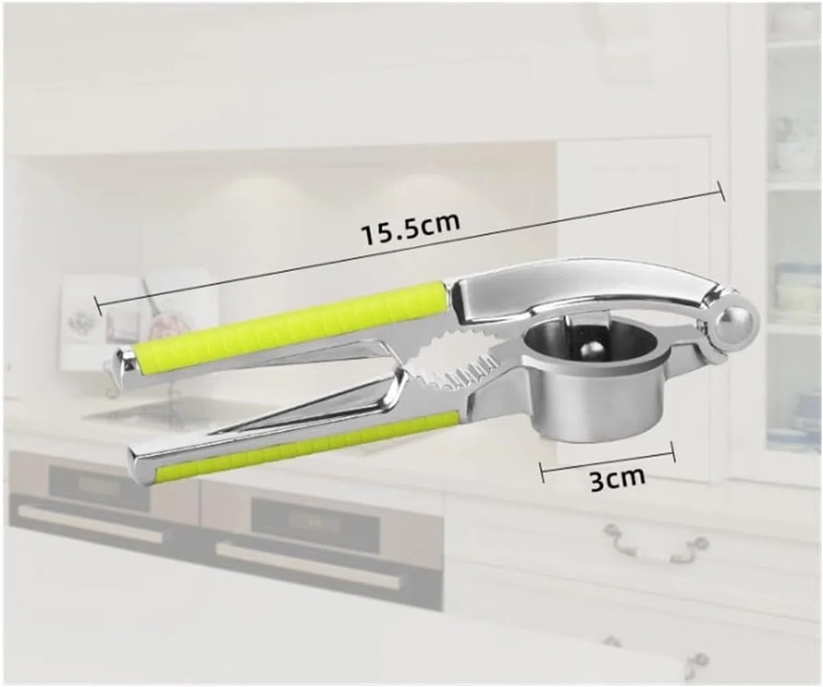 Prensa de Ajos de Acero Inoxidable, Picador de Ajo y Jengibre Fácil de Usar con Mango Ergonómico, Herramienta de Cocina Sin Desorden para Picar Ajo Limpio, a, 15,5 * 3cm