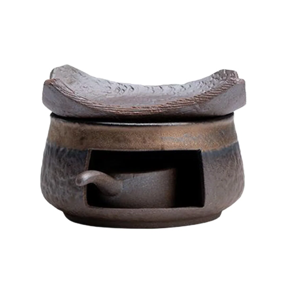 Quemador de aromático, Juego de difusor de Fragancia de cerámica, Calentador de 4.61 x 2.87 Pulgadas con Control de Calor, Soporte de aromaterapia de esmaltado, Pieza Decorativa con Estilo