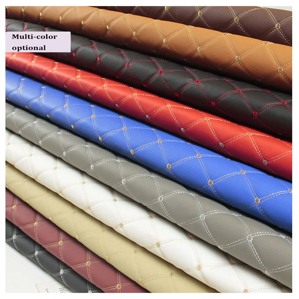 Tela de Cuero para tapizar Acolchado,Manualidades Sintetico por Polipiel Vinilo Cojines Bolso(Gray,1.6x6m)