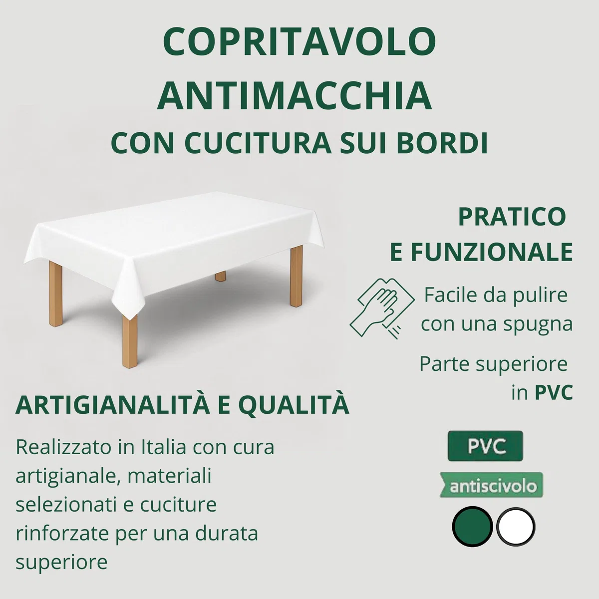 Muletón de mesa rectangular con borde [antigolpes, antideslizante] Muletón de goma para mesa, mantel protector de mesa de goma, antimanchas, paño de juego