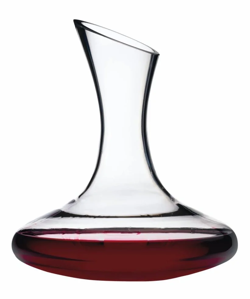 BarCraft Juego Decantador de Vino Luxury en Caja de Regalo, Hecha de Cristal, Transparente, 1.5 litros