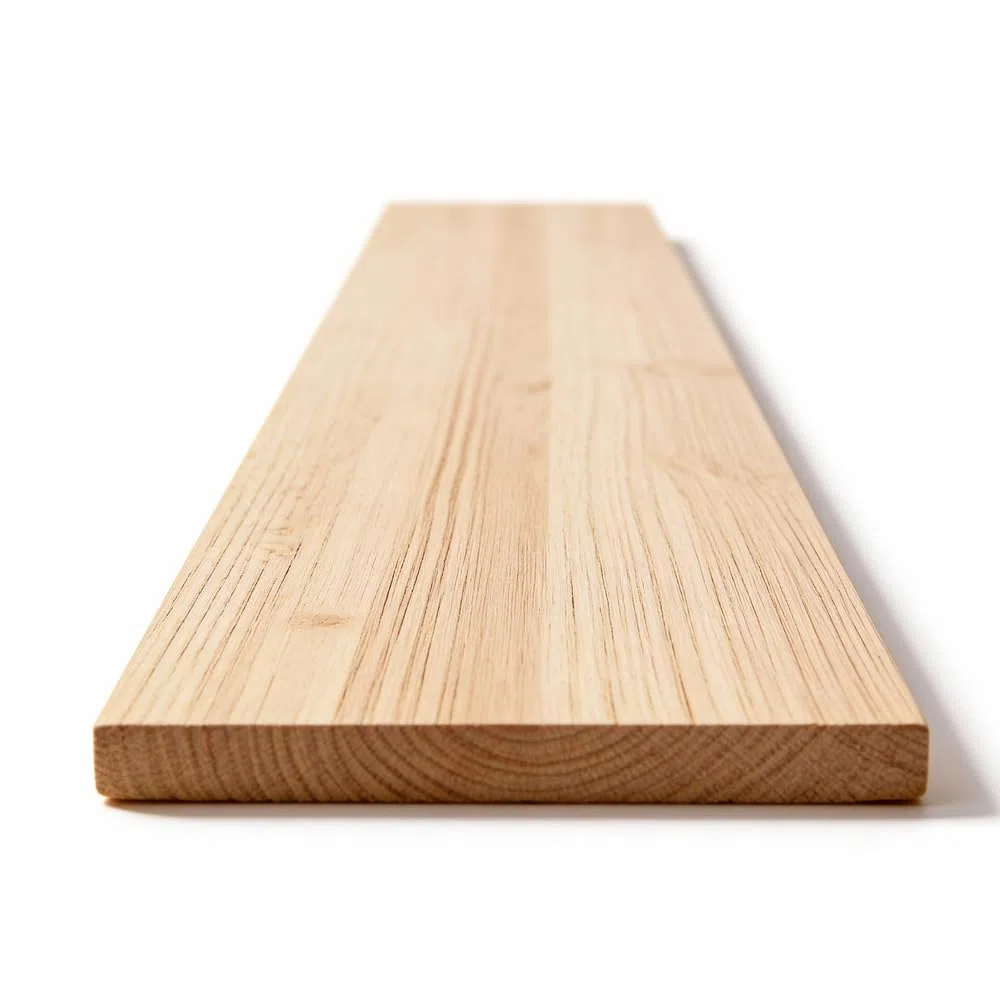 BOX FURNITURE Tablero de Madera de Pino Macizo, 20x120x1.8 cm, Natural, 1.3 kg