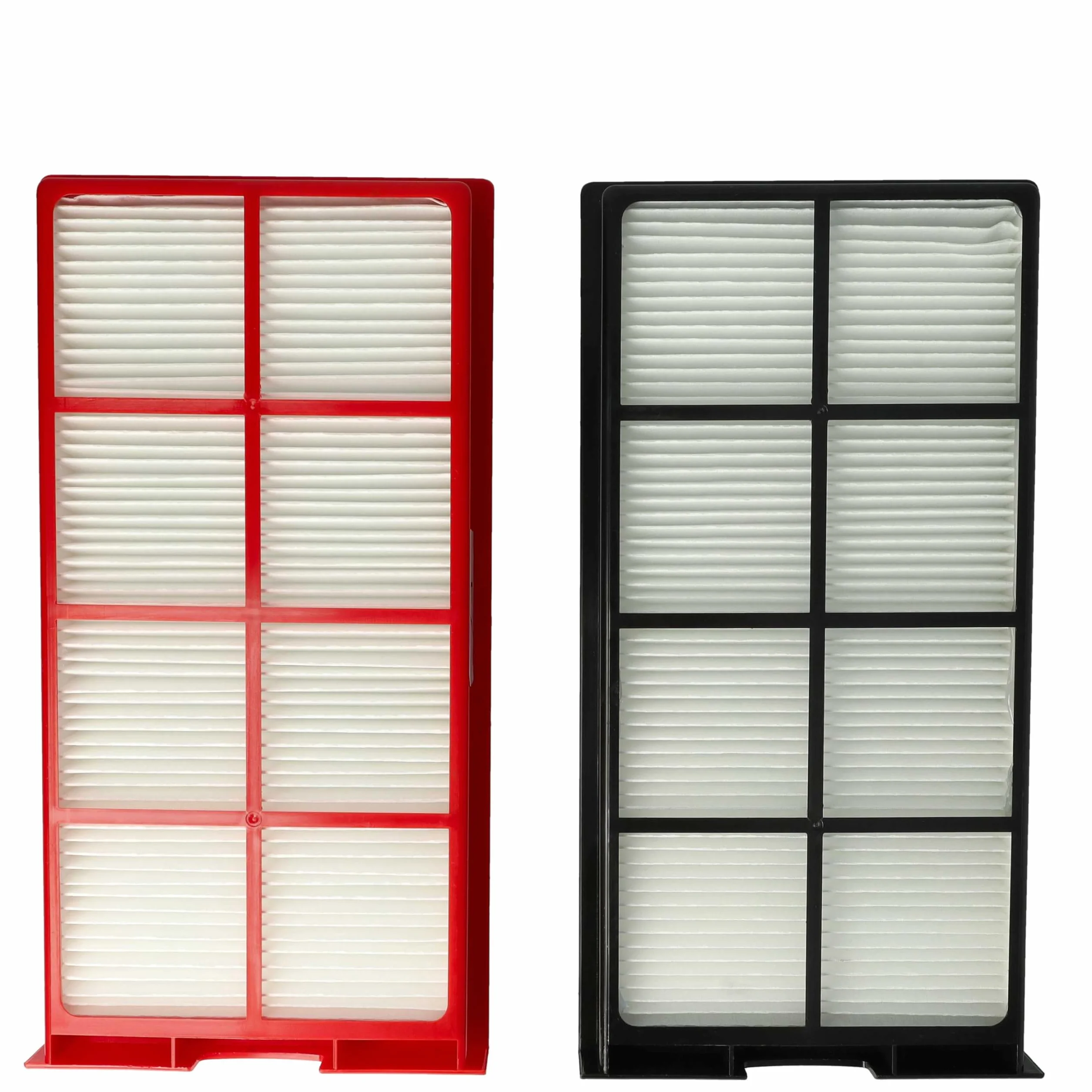 vhbw Set filtros Compatible con Zehnder ComfoAir 225, 200 Unidad ventilación - G4 / F7 2 uds., 29 x 15 x 5 cm, Blanco/Rojo/Negro