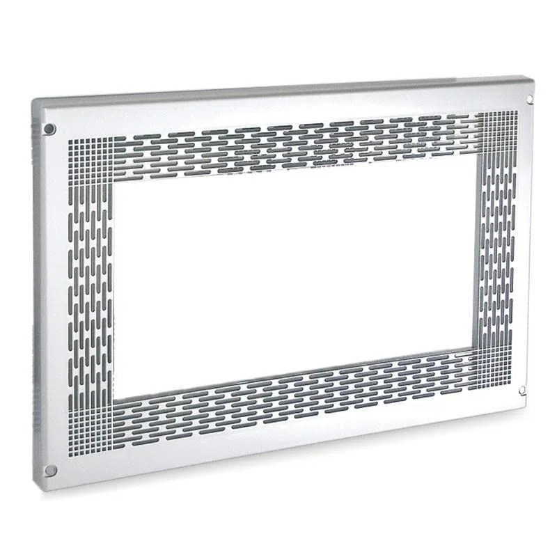 HERRAJES FAB.NACIONAL - MARCO MUEBLE MICROONDAS 600X400 CROMO MATE