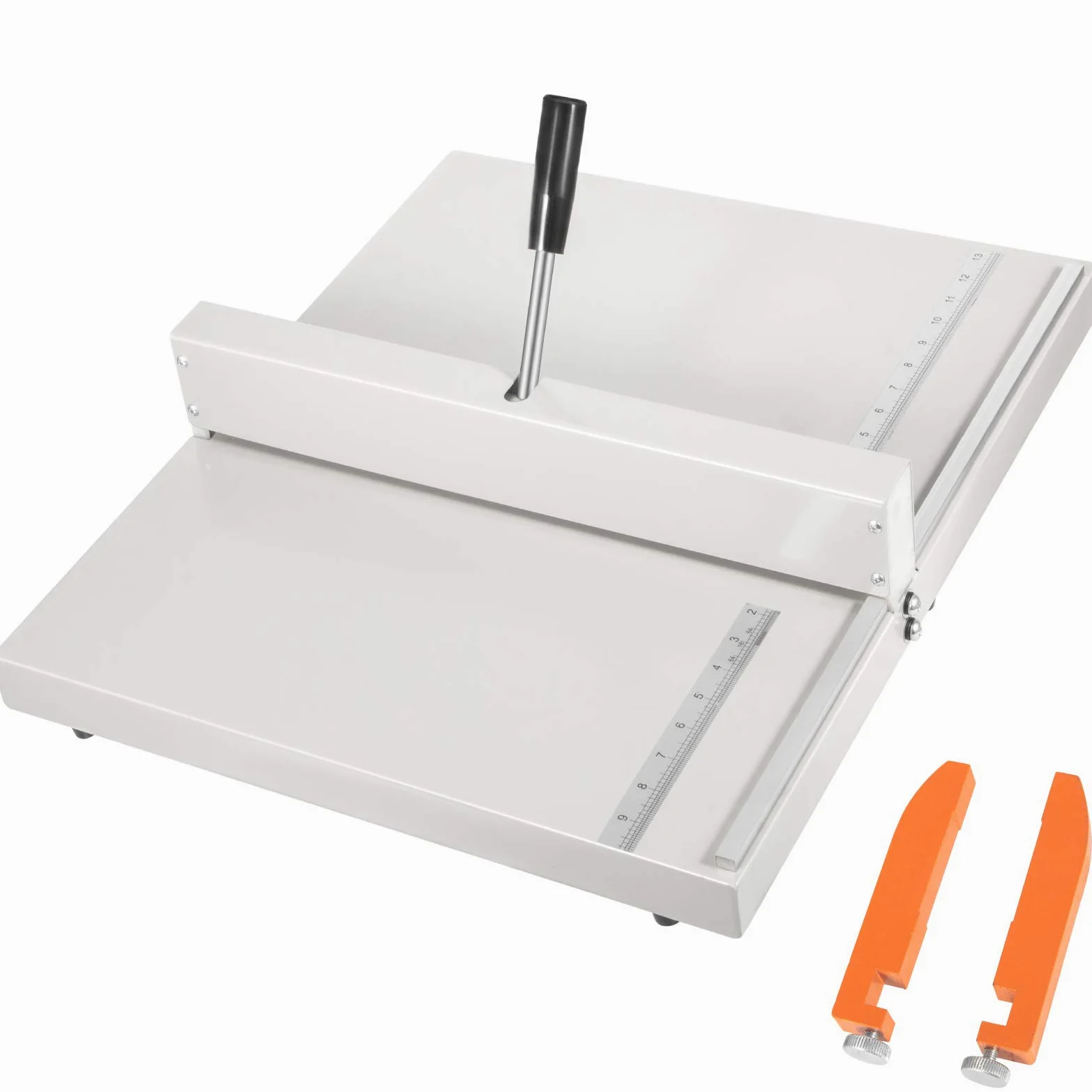 VEVOR Máquina Plegadora de Papel con Puntaje Manual de 50,8 x 59,7 x 14 cm, Plegadora de Papel Manual de 480 mm, Creasing Machine Tool con Reglas de Posicionamiento para Archivos, Mapas, Papeles A4
