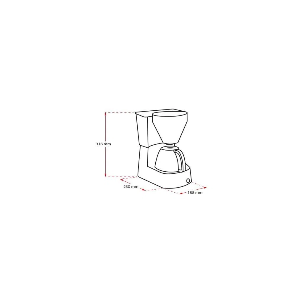Melitta Cafetera de filtro Enjoy Top, negro