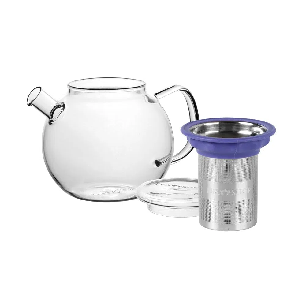 TEA SHOP - Tetera All in One Mallow 0,8L - De porcelana con infusor - Filtro de acero inoxidable - Accesorios para té o infusiones