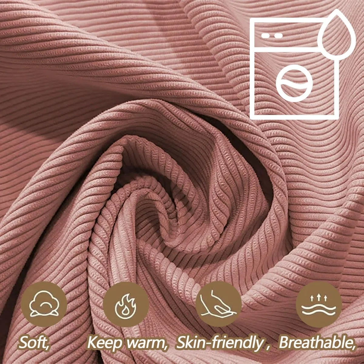 Fundas de Almohada Cilíndricas for El Cuello for Cama Decoración del Hogar Suave Cómodas(1,180x20cm)