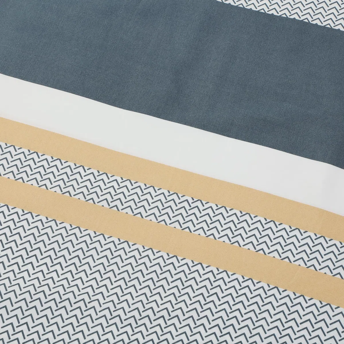 HOMEYA Juego de Funda Nórdica Cama135 de 3 Piezas, Funda Edredón 220x220cm + 2 Almohadas 50x75cm, Poliéster Estampado Moderno, Sin Bajera