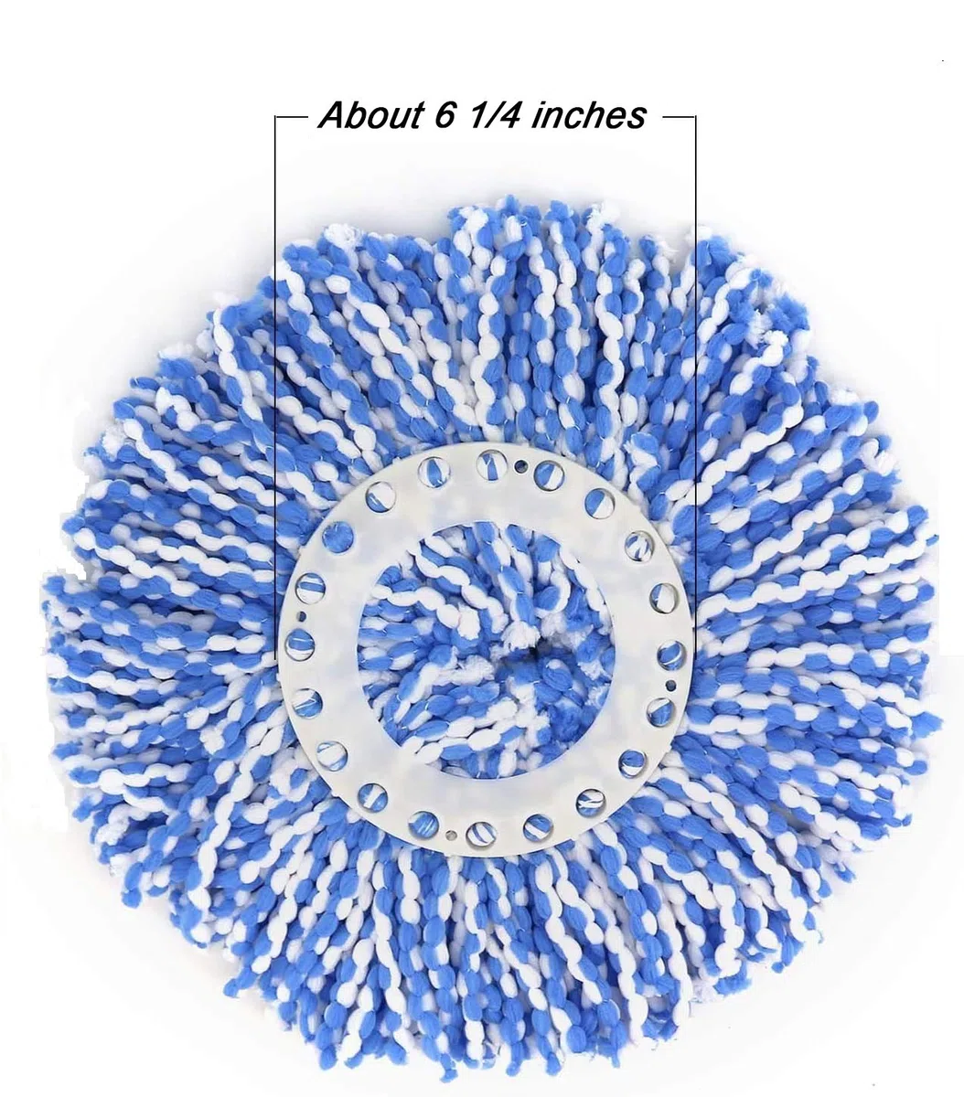 Spin Mop Bucket sistema acero inoxidable giro de 360 grados Magic – 3 mopas de microfibra mejor para madera azulejos o suelos laminados de madera con diseñado para durar mopa