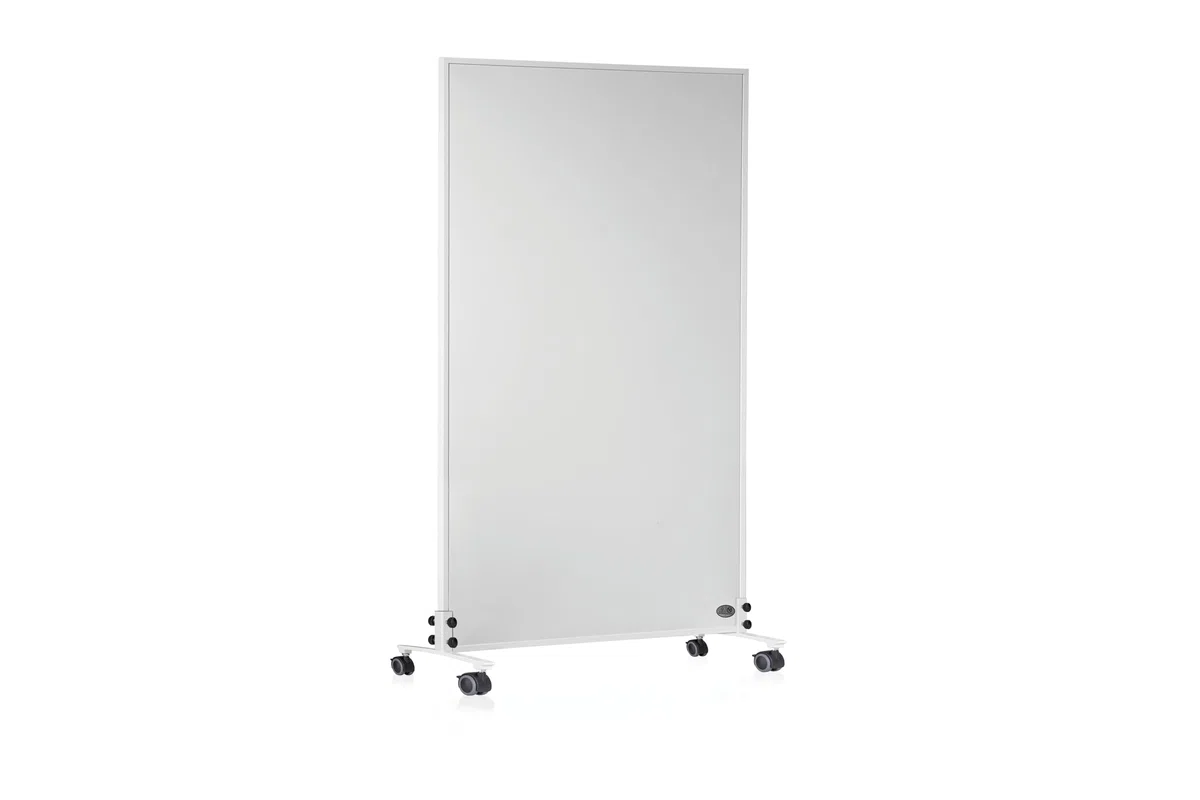Könighaus radiador eléctrico de infrarrojos - 600 vatios - Bajo consumo = se calienta en 2 minutos - Con patas y termostato - Calefactor móvil - atractivo con diseño: Blanco