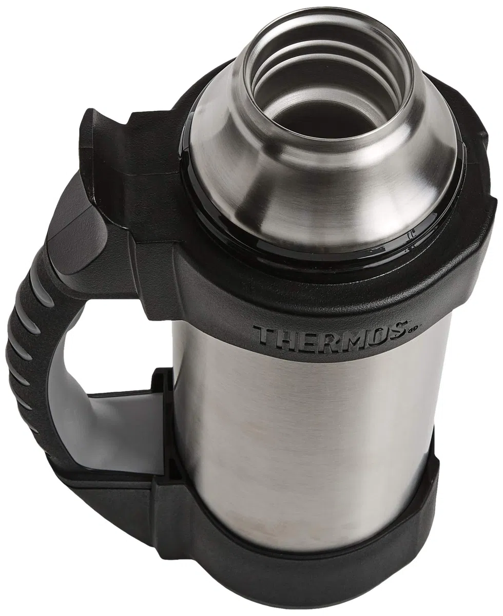THERMOS 2510TRI2 - Almacenamiento de agua para camping, acero inoxidable/negro